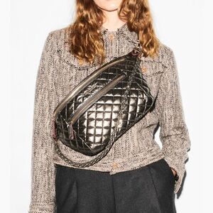 Authentic MZ Wallace Crosby Sling Bag Immaculate condition Color Anthracite.